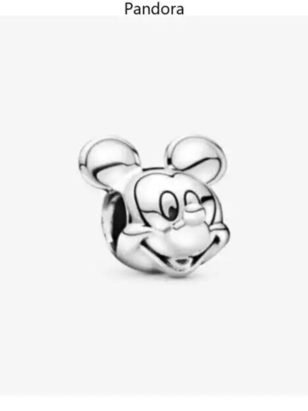 Pandora Disney Mickey silver charm